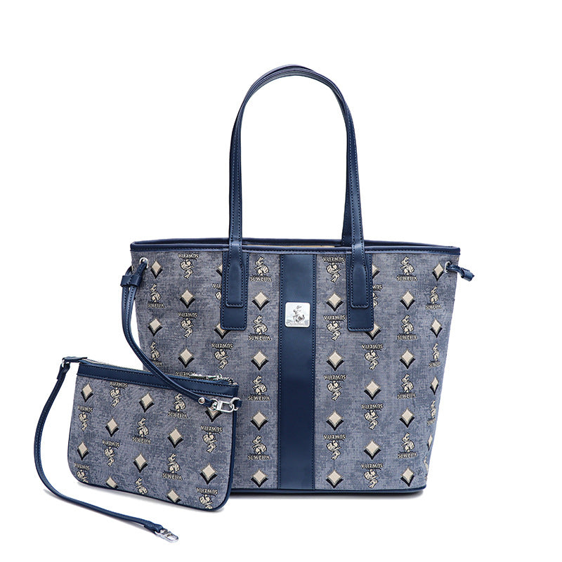 大容量通勤包包女休闲百搭潮简约托特包高级感小众洋气手提单肩包