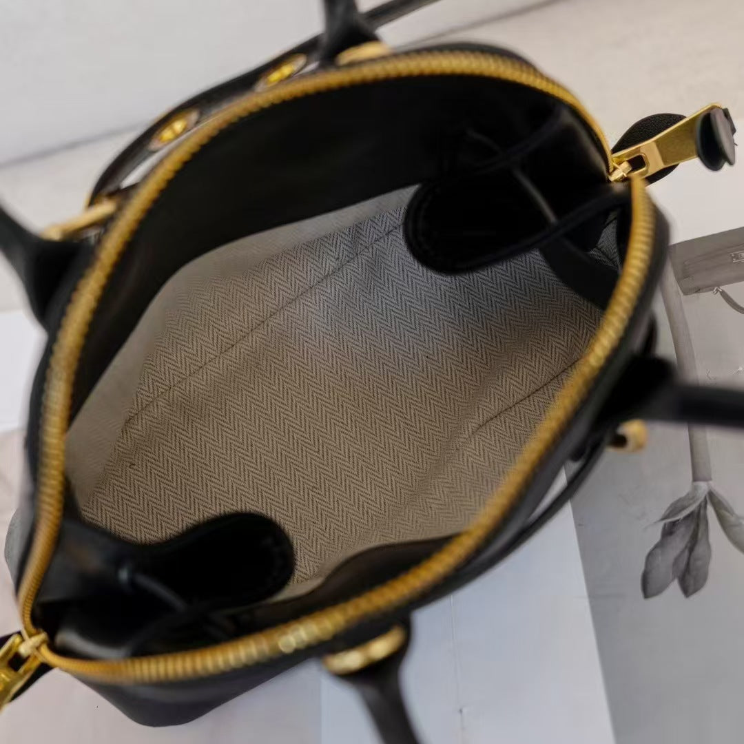 跨境新品爆款保龄球包手提包皮革单肩包百搭时尚托特包魅力女包包