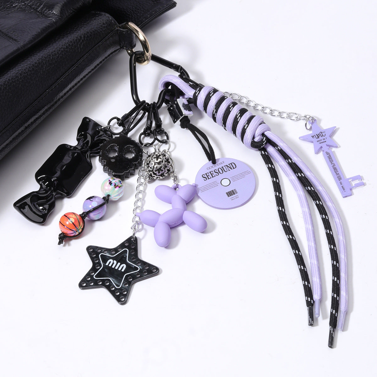 源头工厂PU皮流苏挂件合金挂件包挂吊饰钥匙扣批发厂货现货直供