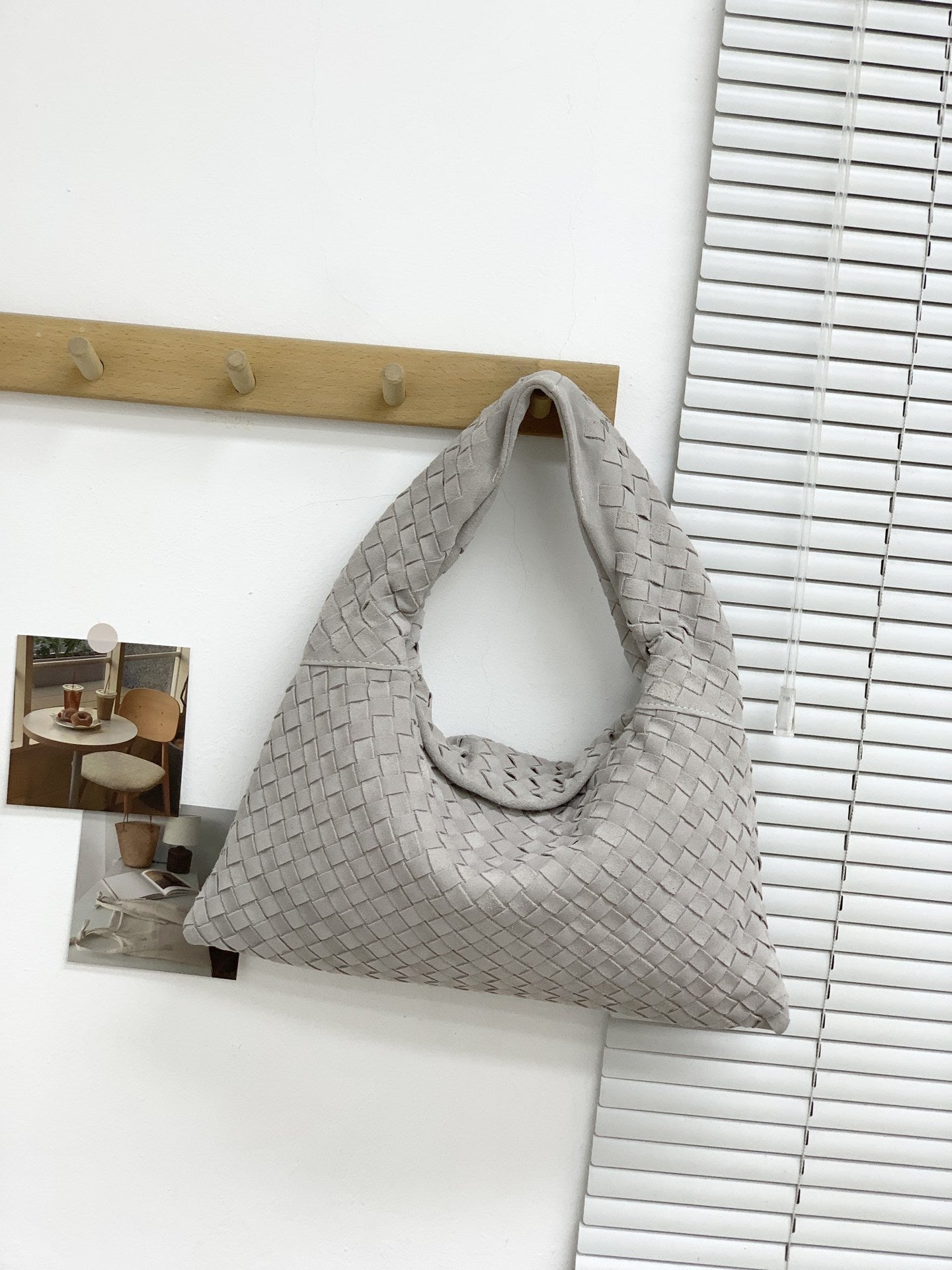 法式高级感编织包包女2024新款单肩腋下包小众质感手提通勤包百搭