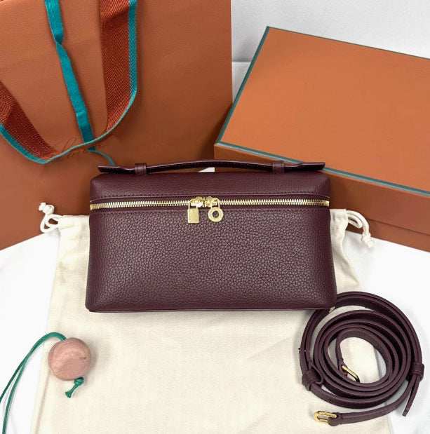 女包源头工厂2025新款LP化妆包19饭盒包单肩斜挎手提包包一件代发