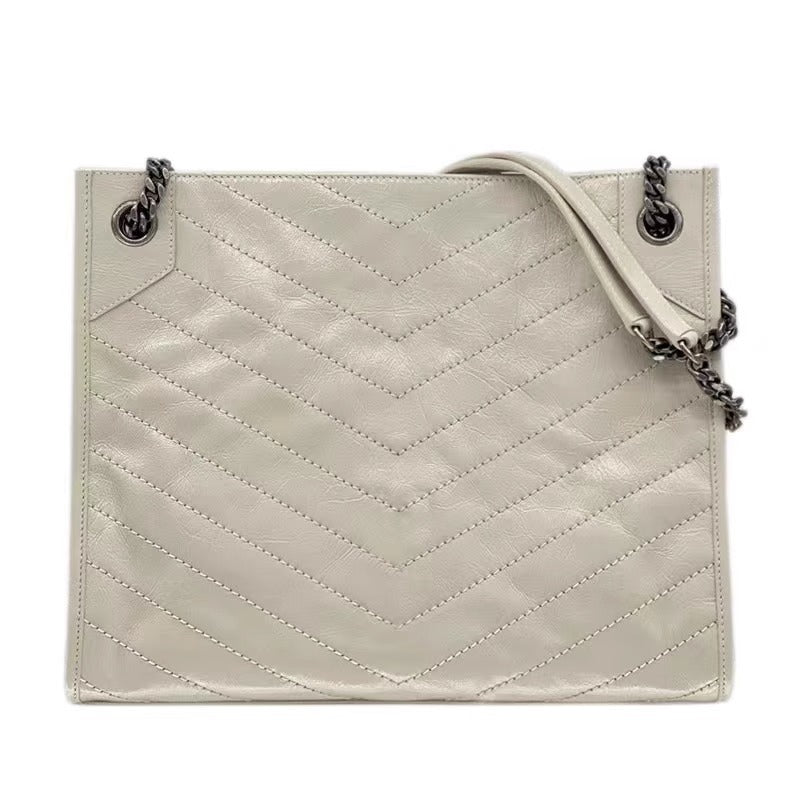 无标杨树林niki包真皮女包shoppingbag托特包流浪包包亚马逊批发