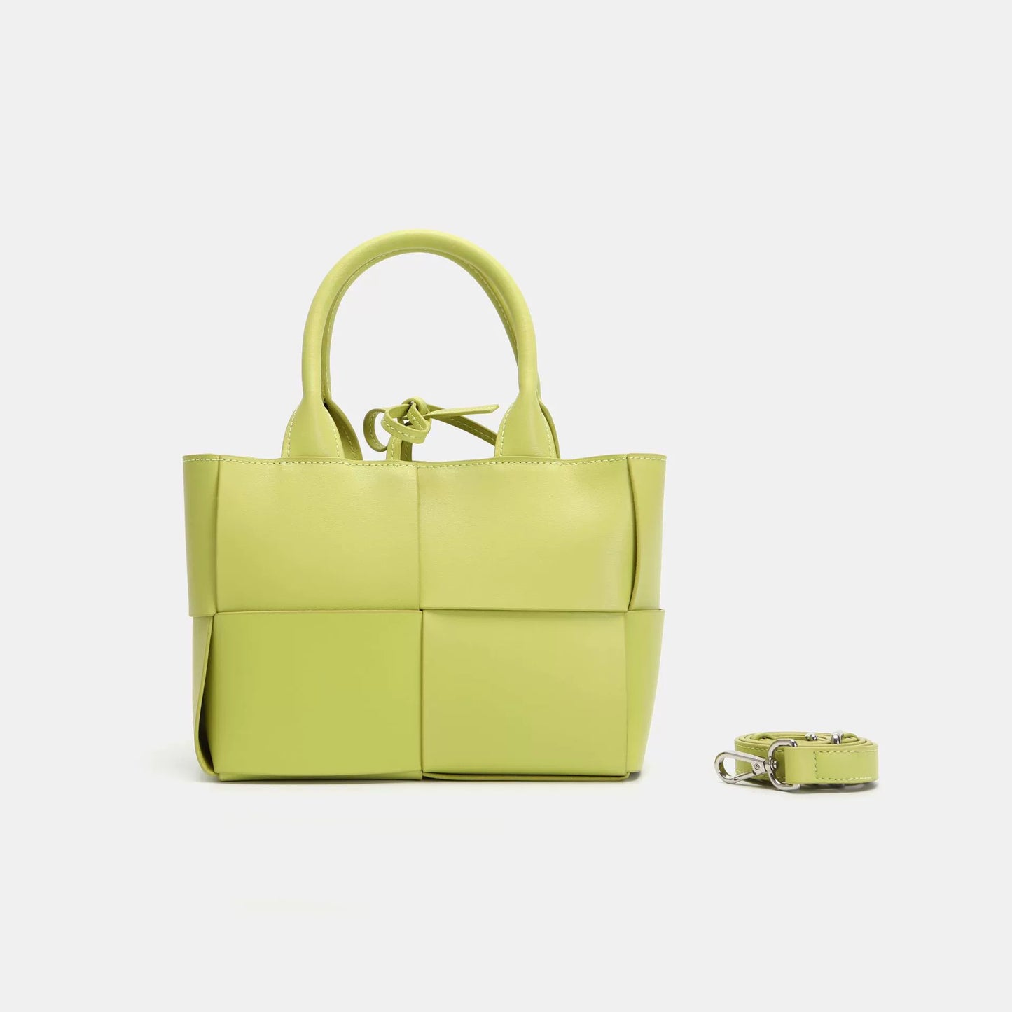 包包女士真皮女包2022新款手提手工编织托特简约大容量轻奢高级