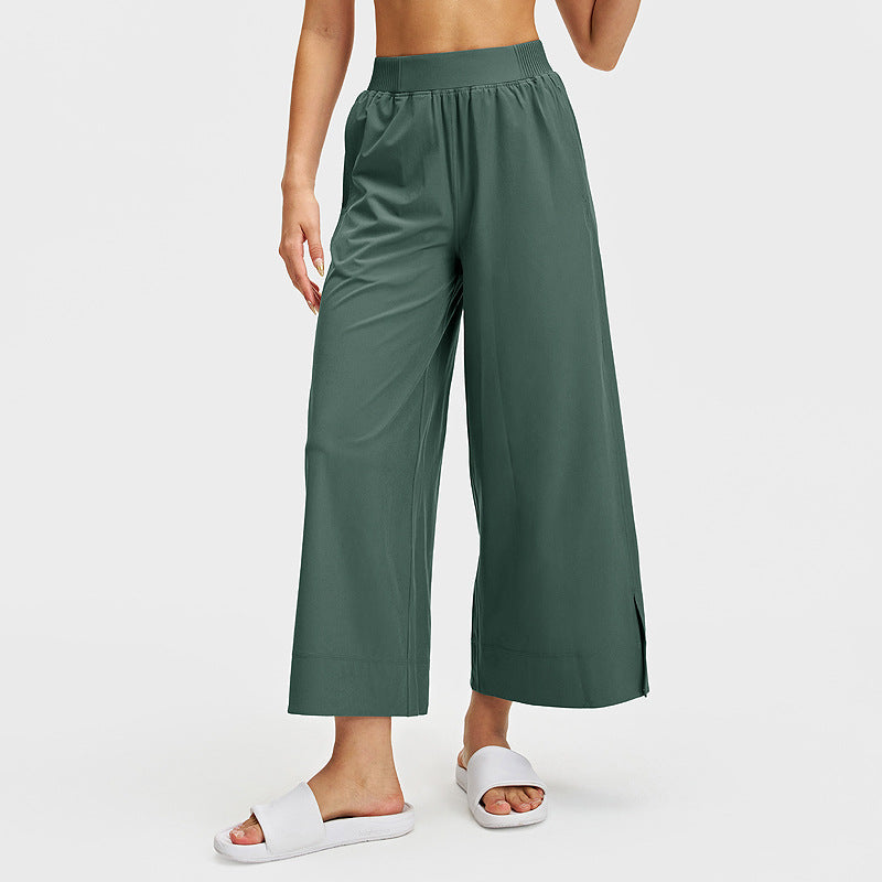 直筒运动裤女休闲百搭宽松显瘦长裤户外健身lulu阔腿瑜伽裤25”