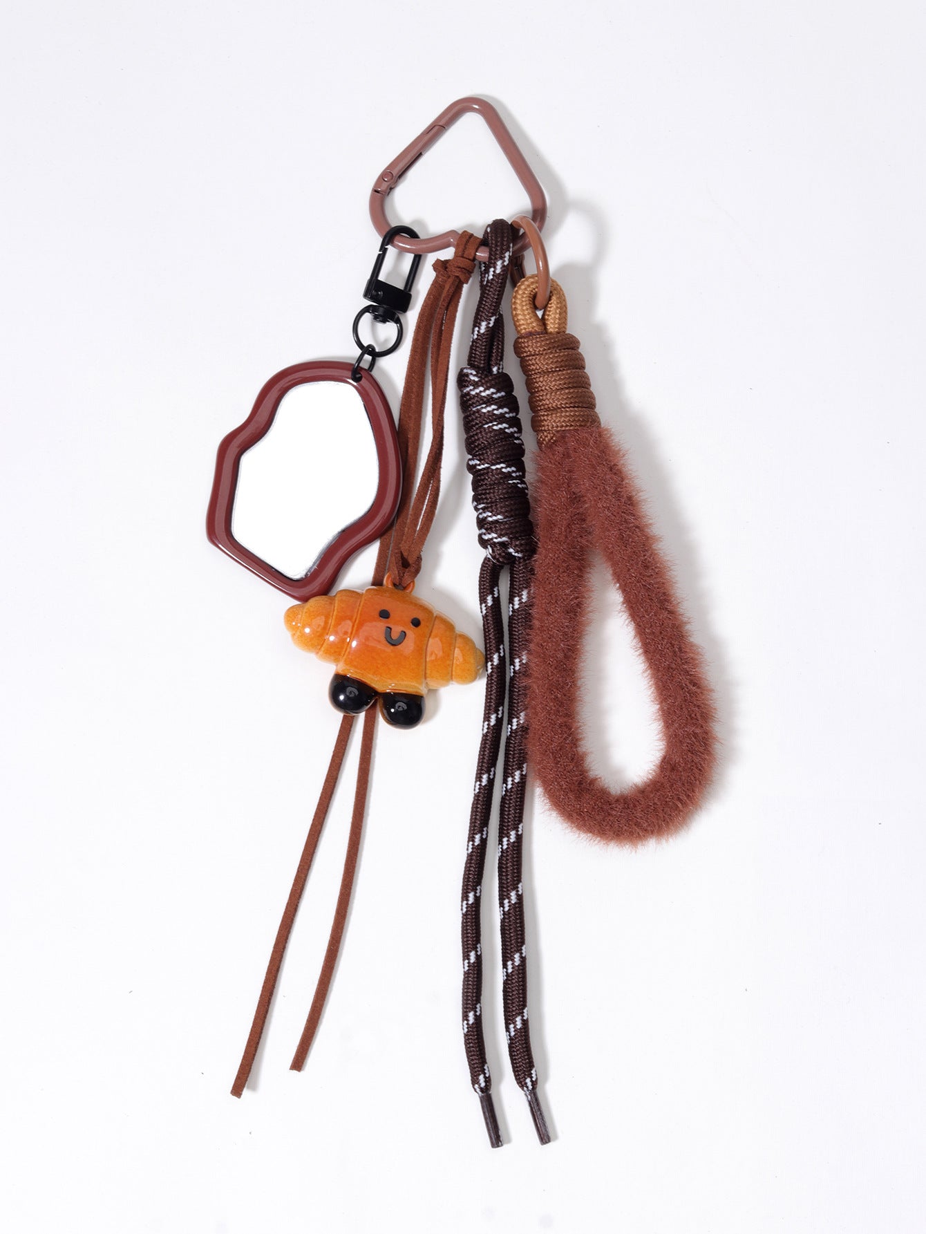 miu风碱水面包钥匙扣秋冬美拉德系可爱面包挂件学生情侣书包装饰