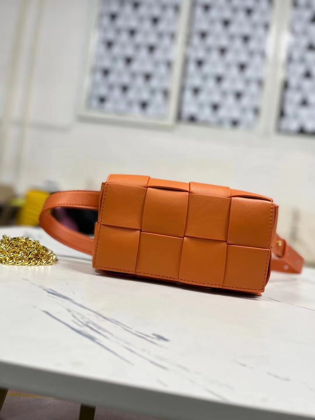 编织斜挎包腰包2022新款潮春夏时尚小包包女包手提众百搭单肩包