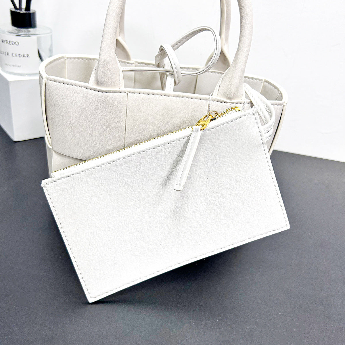 2023新款包包秋冬质感大包编织托特简约时尚女真大容量手提斜挎包