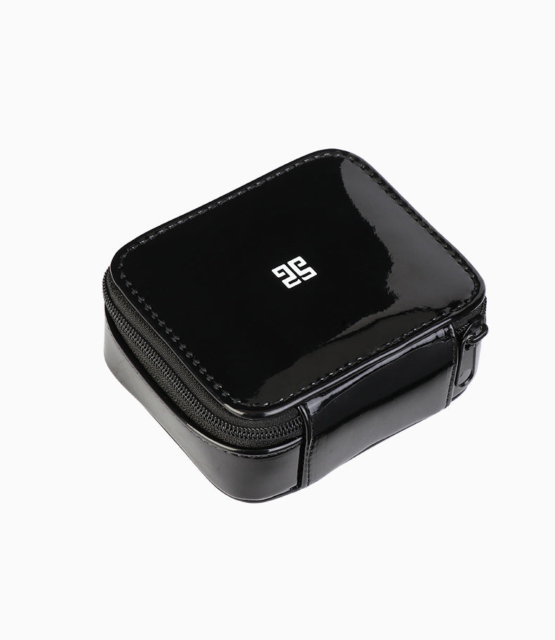 来图订制LOGO化妆盒2023新款mini收纳口红包带化妆镜小盒子化妆包