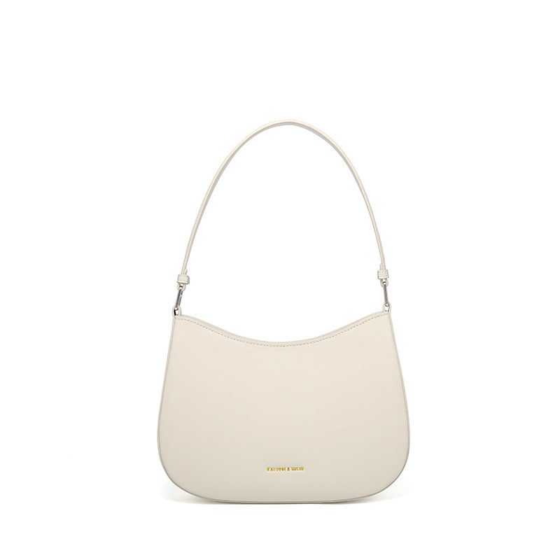 复古高级感手提单肩包韩国小众潮流百搭新月包外贸质感简约腋下包