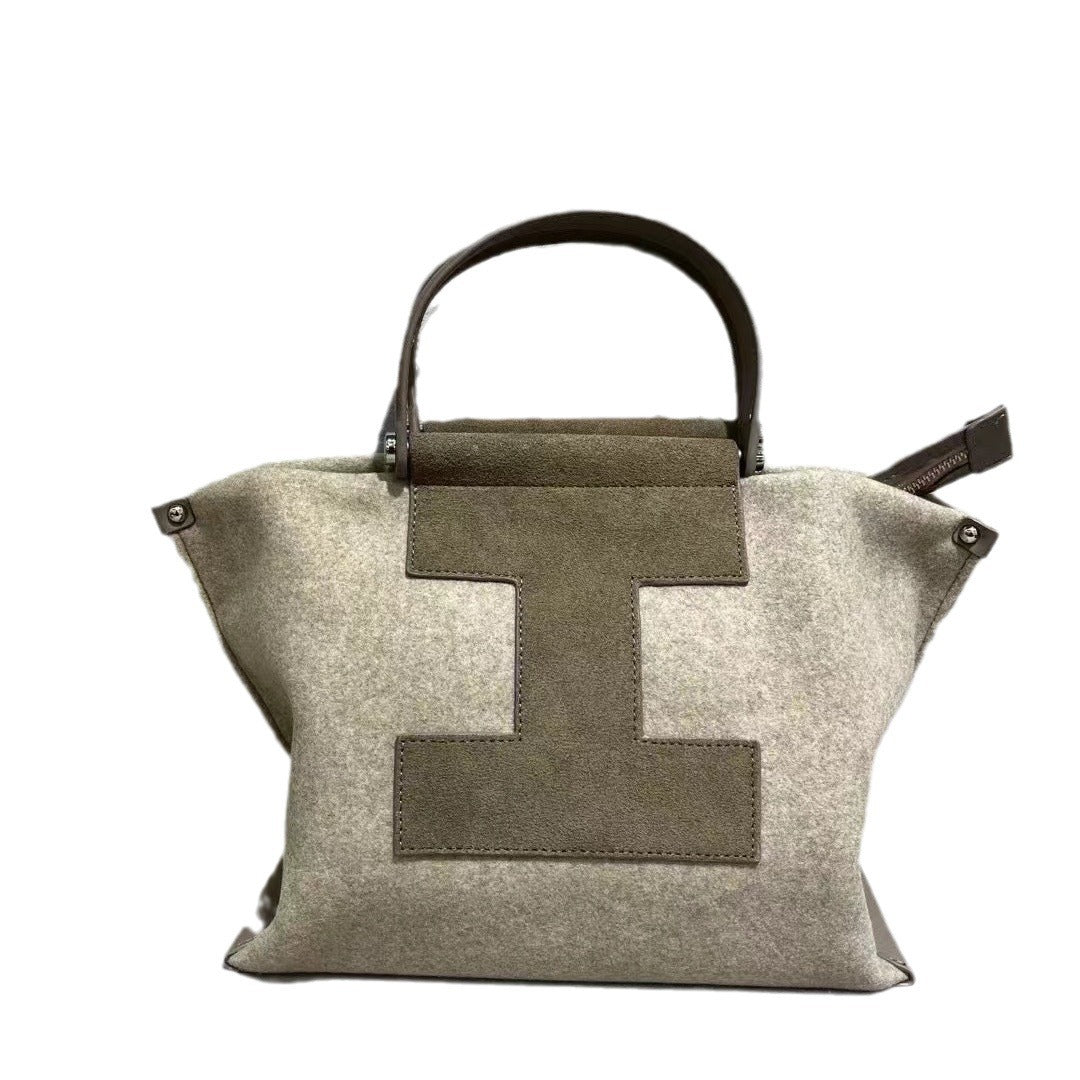 小众设计托特包2023新款百搭头层牛皮手提包高级感真皮单肩斜挎包