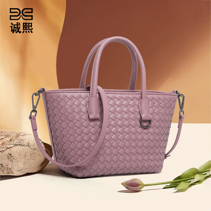 夏日沙滩编织包休闲风百搭手拎女包小众菜篮子单肩包大容量斜挎包