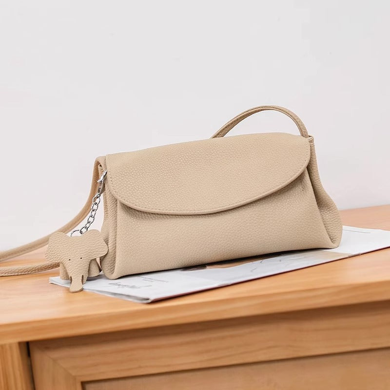 ins软皮小香迷你质感百搭精致真皮斜挎小包 超火小包包女 一件代