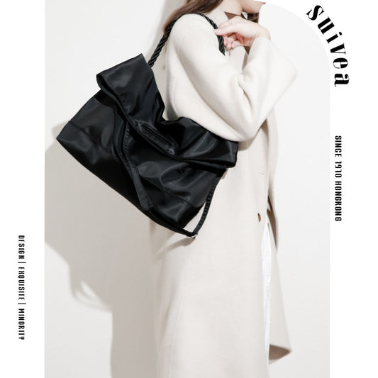 牛津布大容量通勤腋下包网红秋冬新款购物袋女包定制logo直播货源