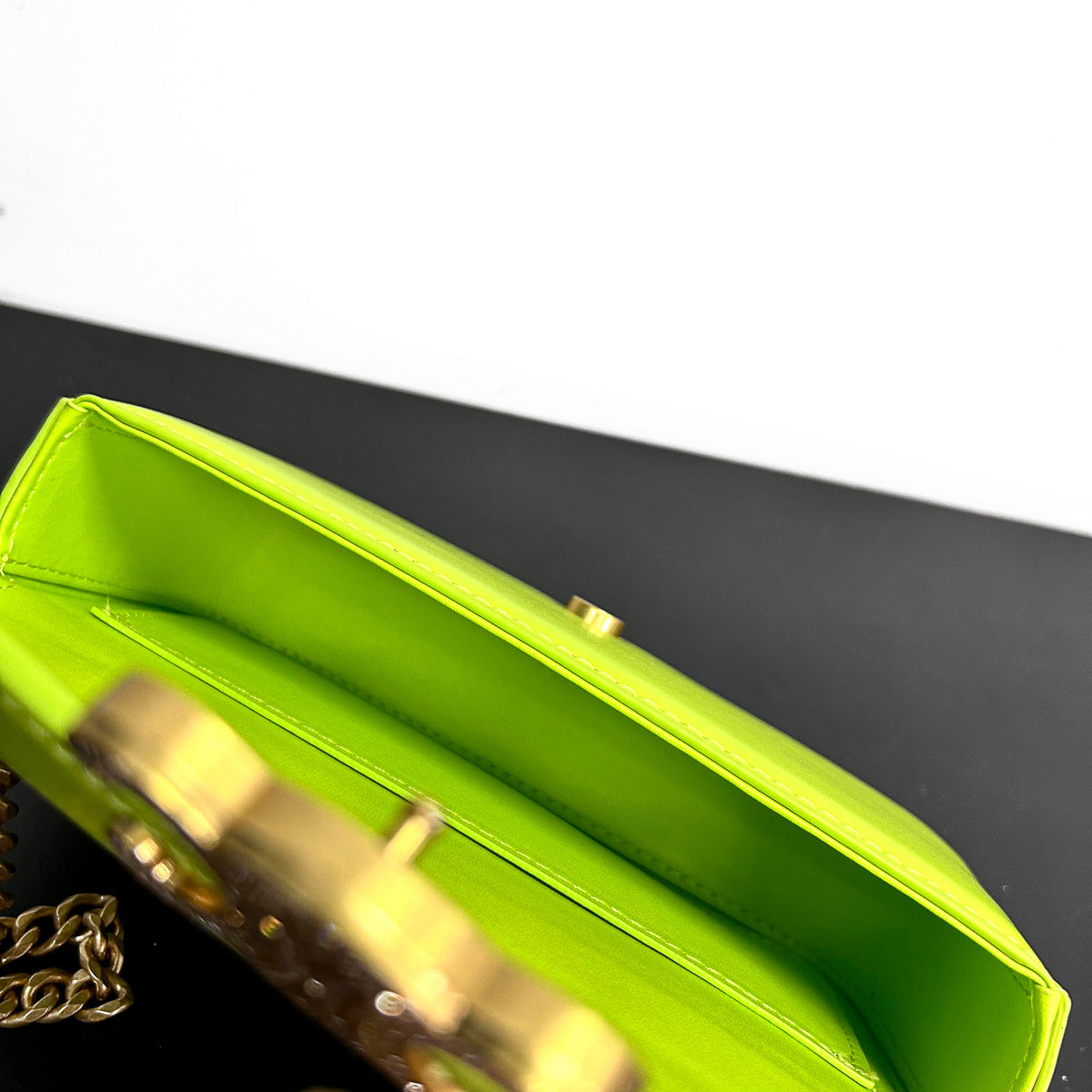 凯旋门包包复古腋下包豆腐包女2023新款单肩链条法棍包甜酷