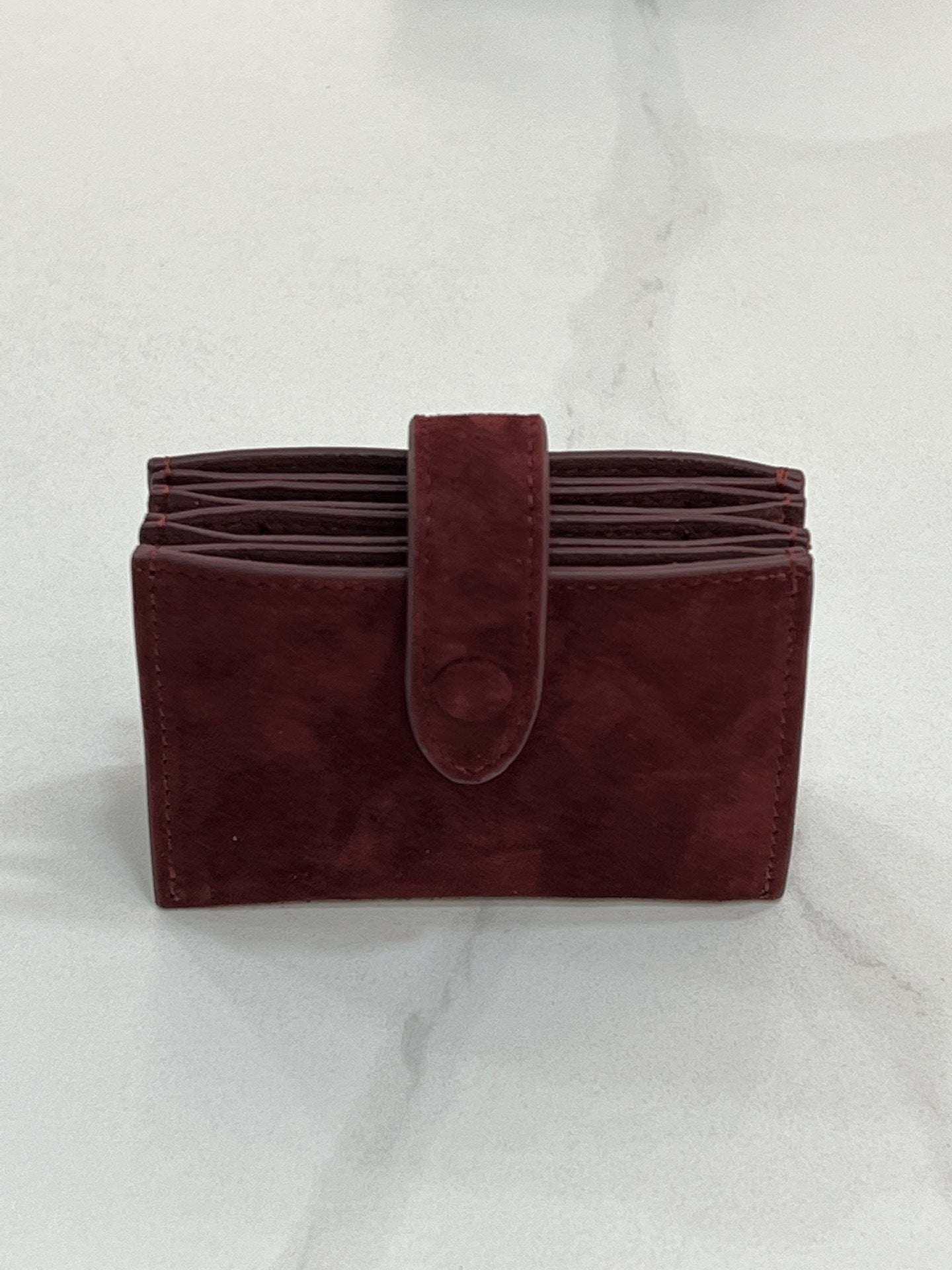 韩国hosa迷你真皮零钱包牛皮信封腰包磨砂麂皮小费包极简风口红包