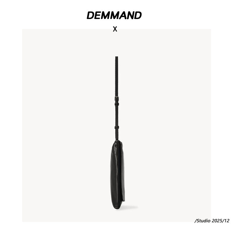 头层植鞣牛皮通勤腋下包单肩斜挎包法棍包秋冬新款复古真皮女包