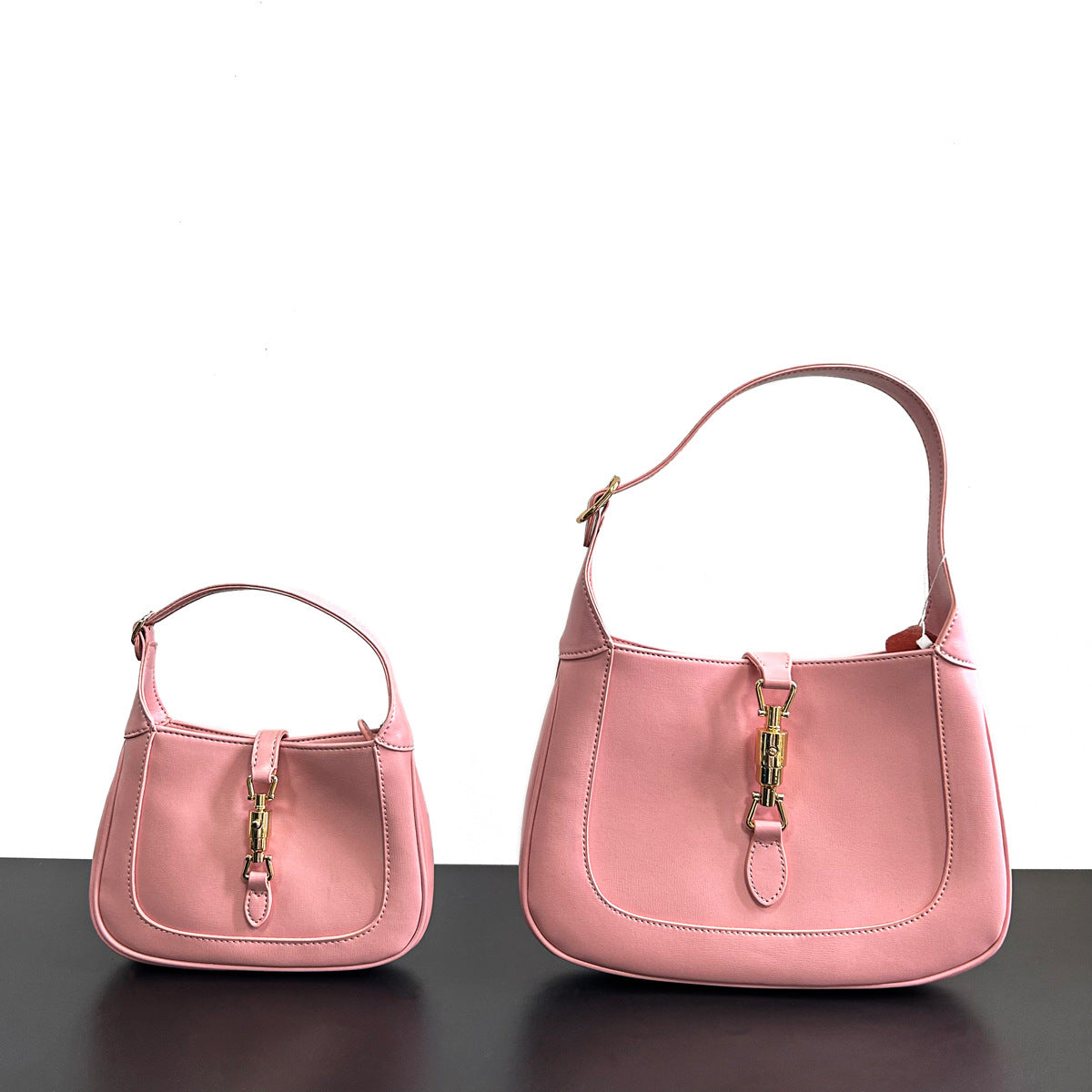 质感小众黑色包包女2024新款时尚高级感单肩腋下包白色百搭斜挎包