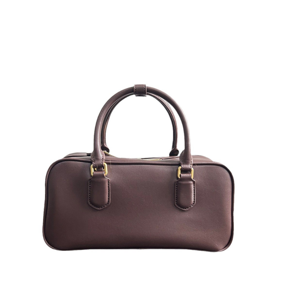 波士顿保龄球包包小众枕头包2024新款小手提包女真皮单肩斜挎包