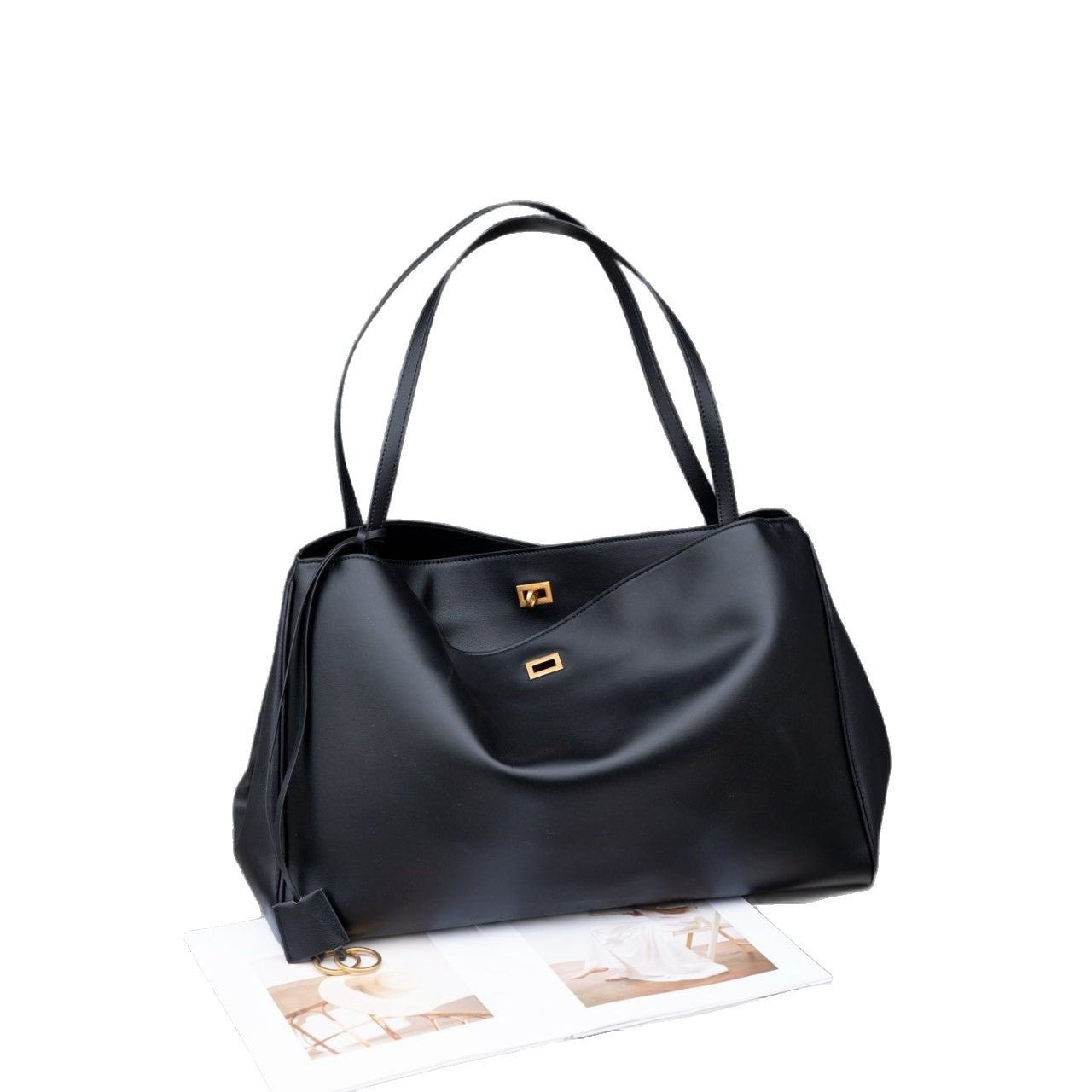 托特包2025新款真皮女包时尚单肩手提大容量妈咪包头层牛皮休闲包