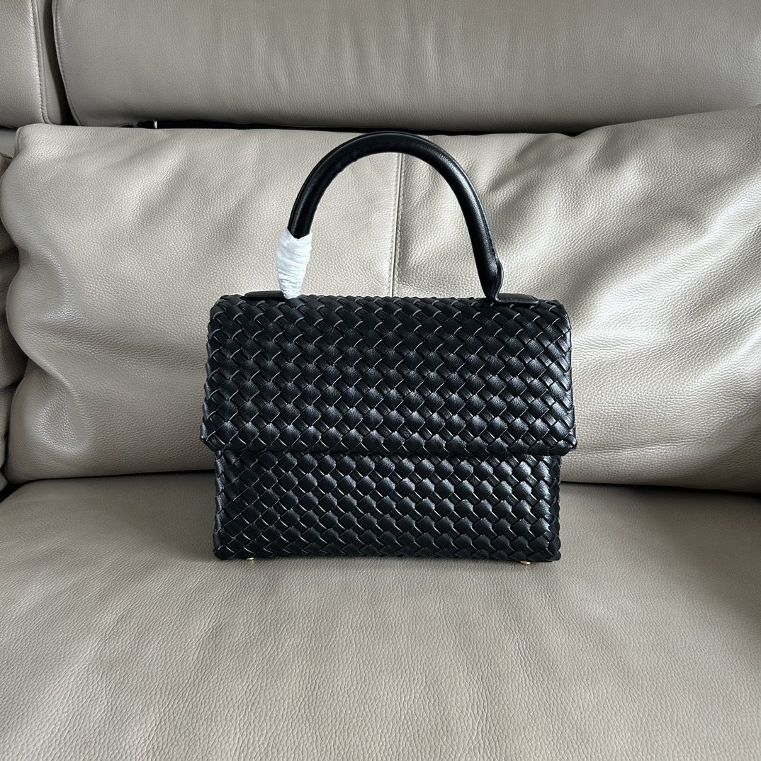 纯手工编织新款腋下包时尚百搭通勤大容量手提包潮流质感斜挎女包