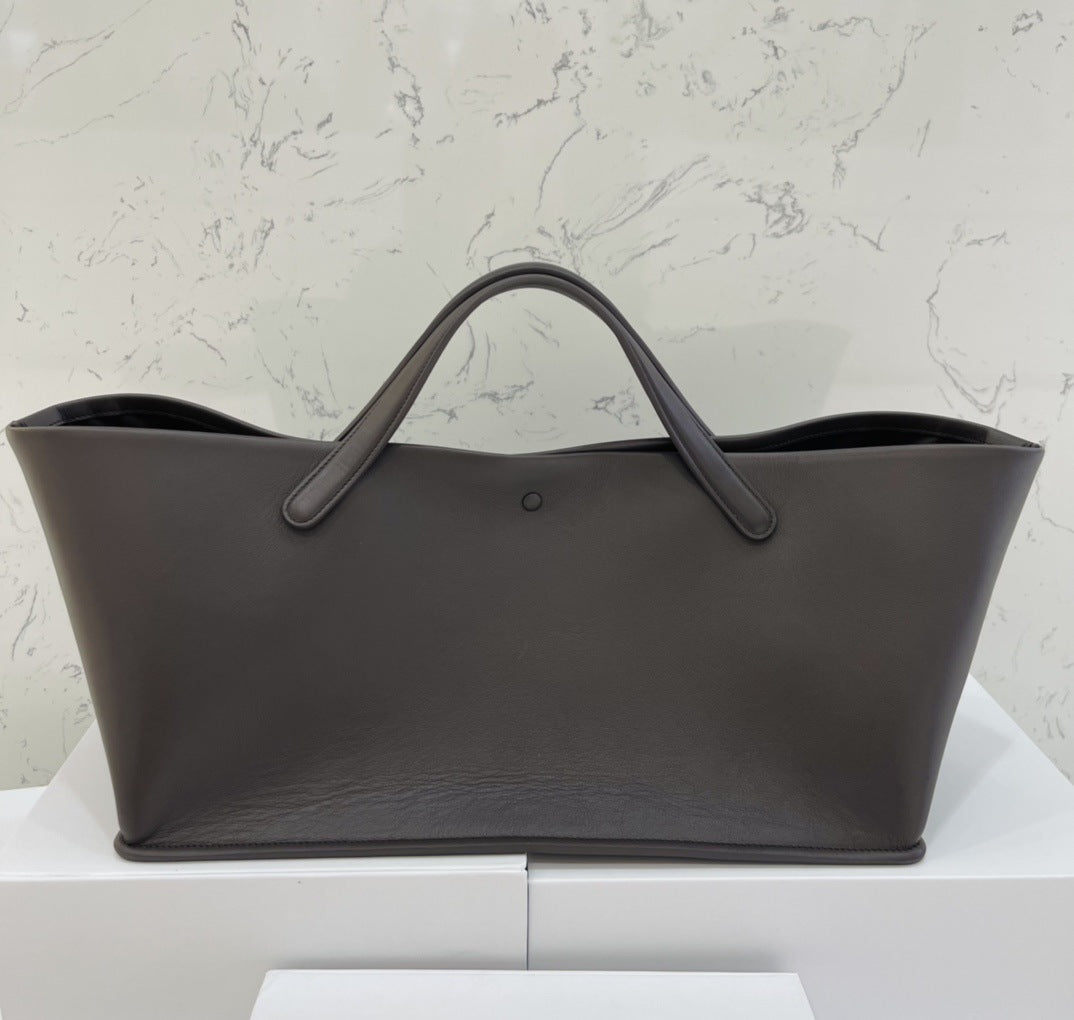 法式小众包包真皮女士手提包休闲百搭高级感大容量通勤斜挎托特包