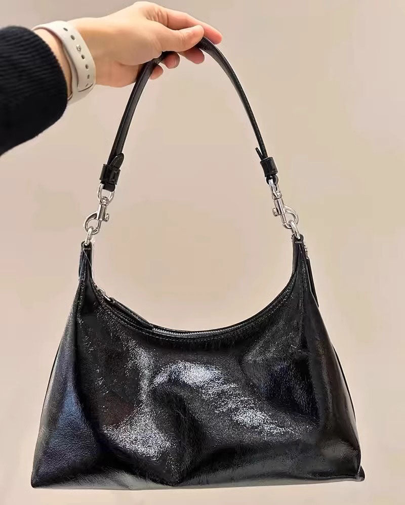 Juliet半月腋下单肩斜挎包女Hobo简约时尚百搭通勤慵懒随意辣妹包