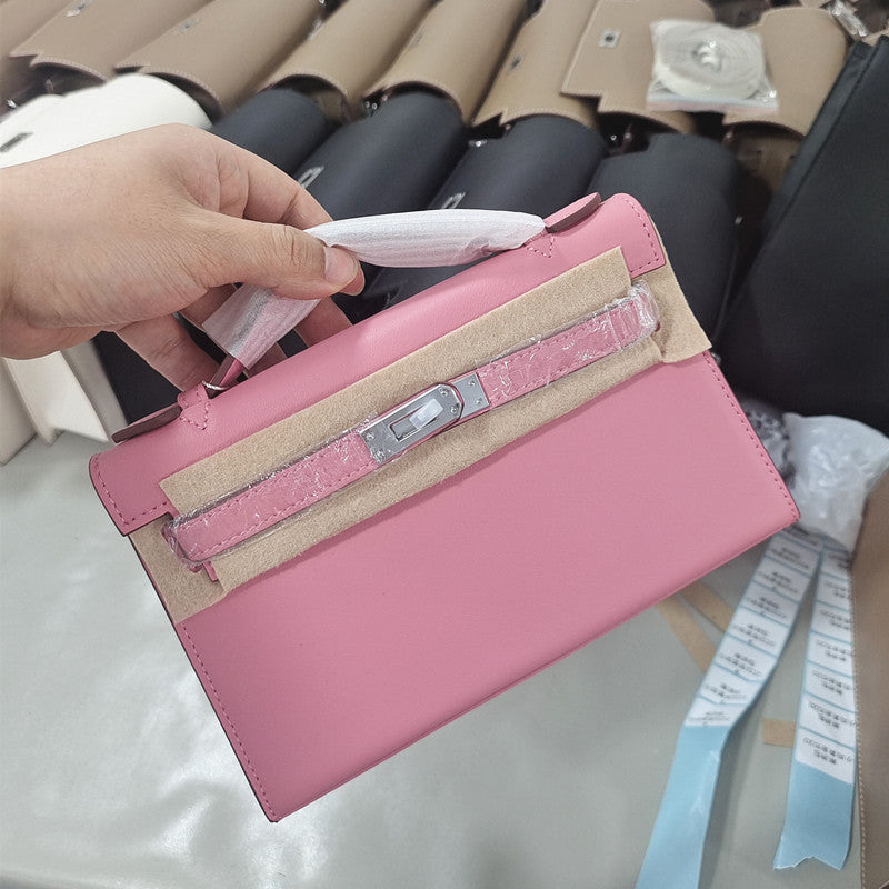 轻奢女包2025新款swift一代凯莉包mini链条包手提包单肩斜挎包