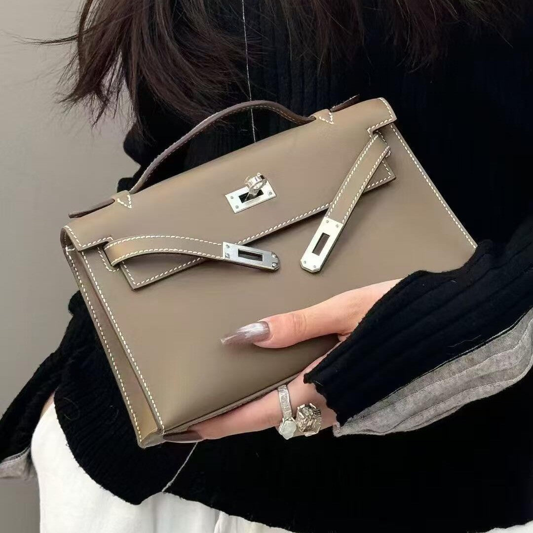 轻奢女包2025新款swift一代凯莉包mini链条包手提包单肩斜挎包