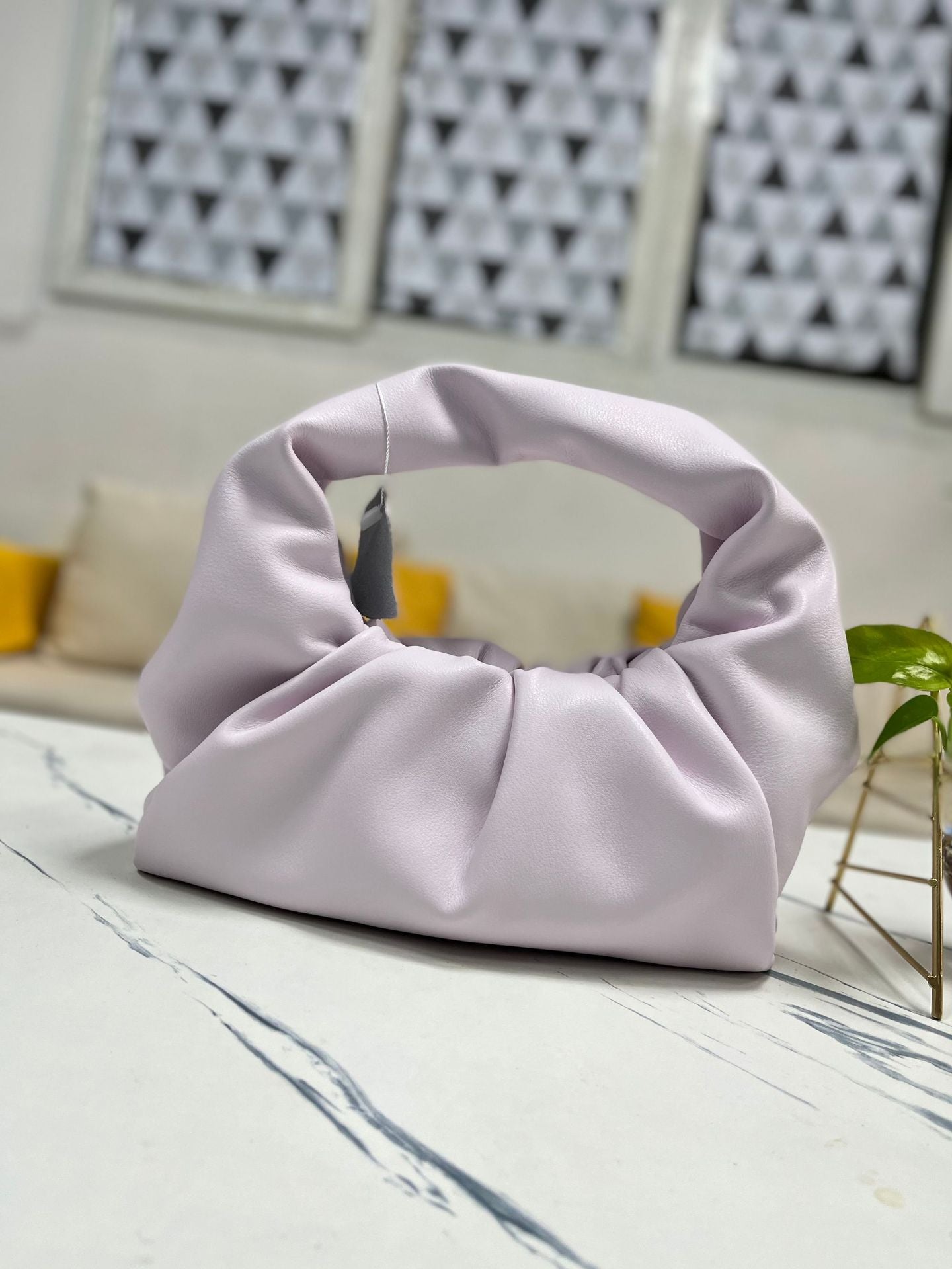 包包女2022新款女包牛角包pouch云朵包饺子包手提单肩包真皮女包