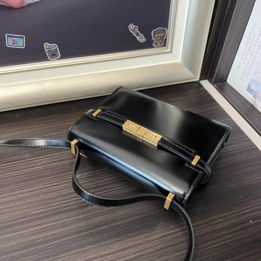 头层牛皮包包女2024新款爆款真皮高级感单肩腋下斜挎通勤通勤小包