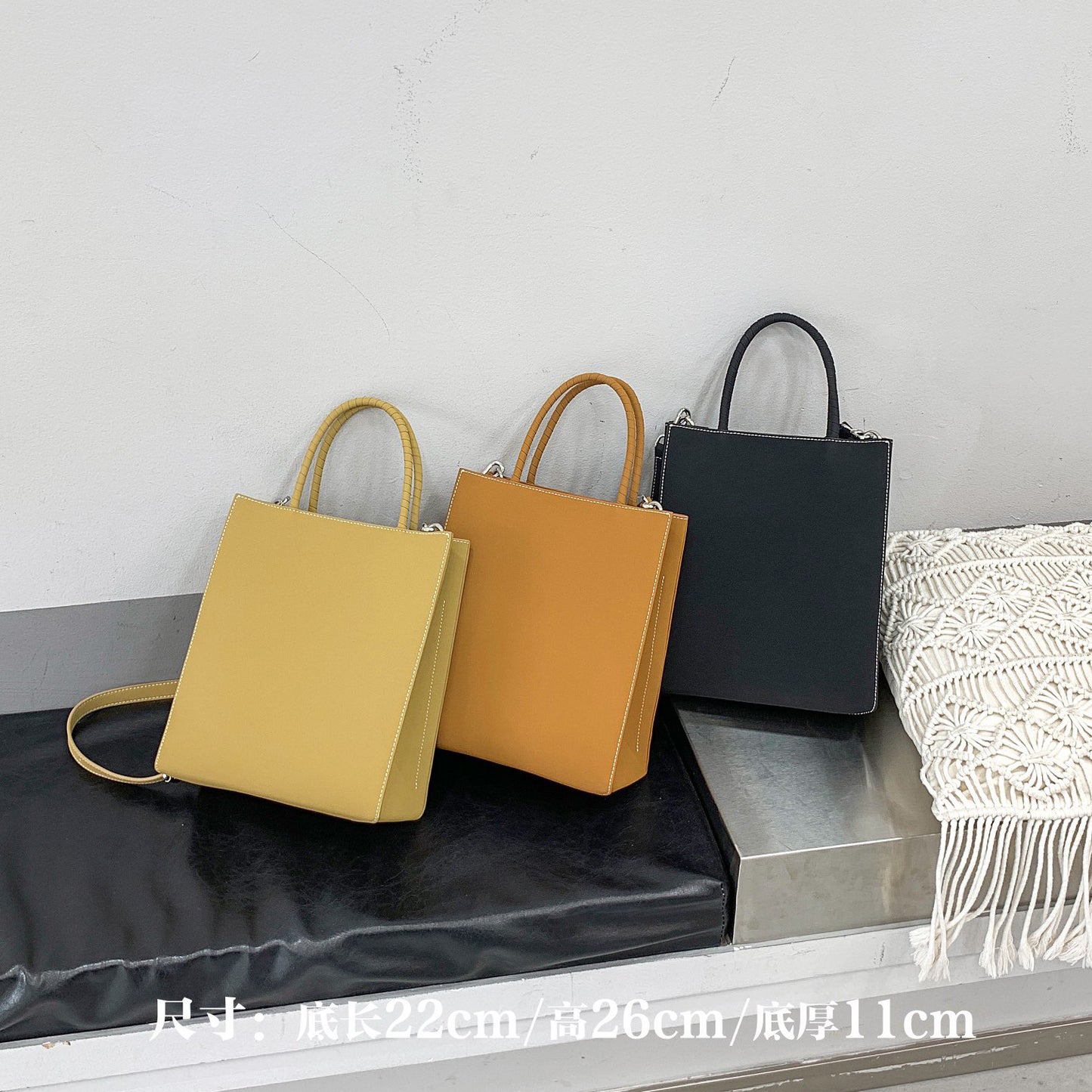 简约真皮托特包包女大容量牛皮袋 包高级感百搭手提购物袋包