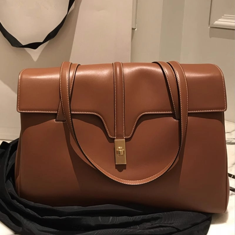 大气上班通勤包包女时尚大容量tote旅行托特包soft16单肩电脑大包