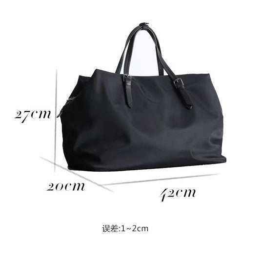 2025新款健身包男女手提斜挎大包包尼龙布防水大容量出差旅行李包