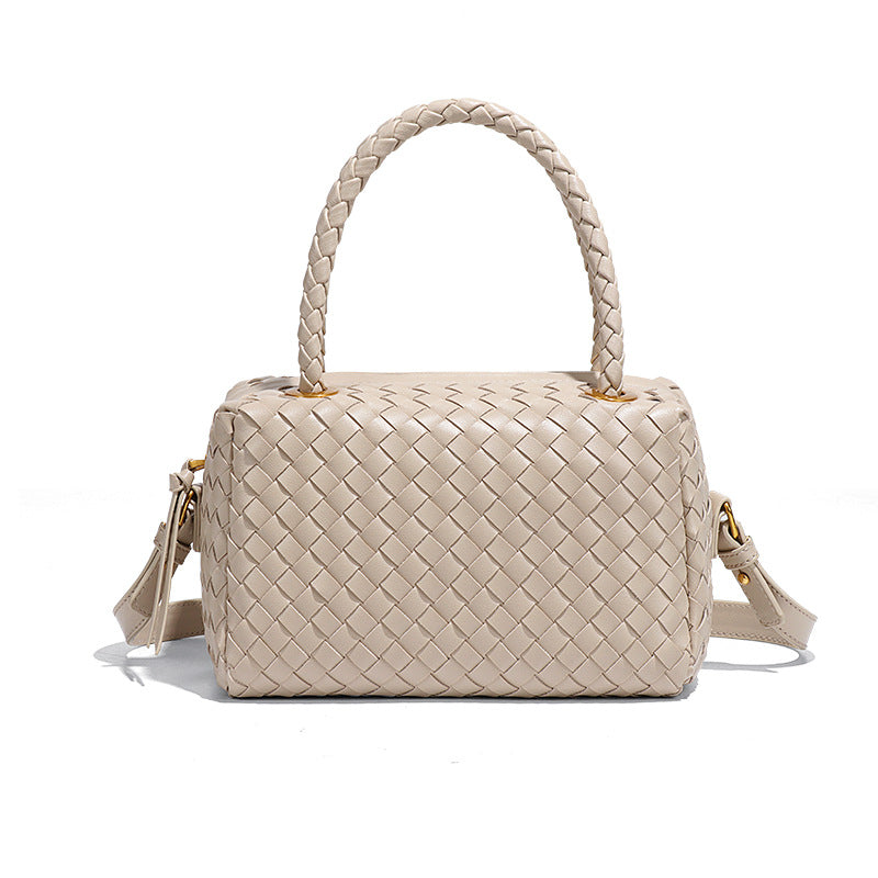 秋冬新款安可拉手提包潮流手工编织包包款时尚枕头包单肩斜挎女包