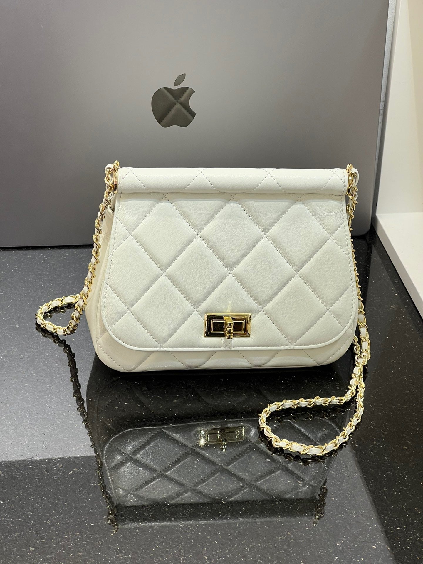 小香风链条包女2024新款时尚高级感小众菱格单肩包夏季斜挎小包女