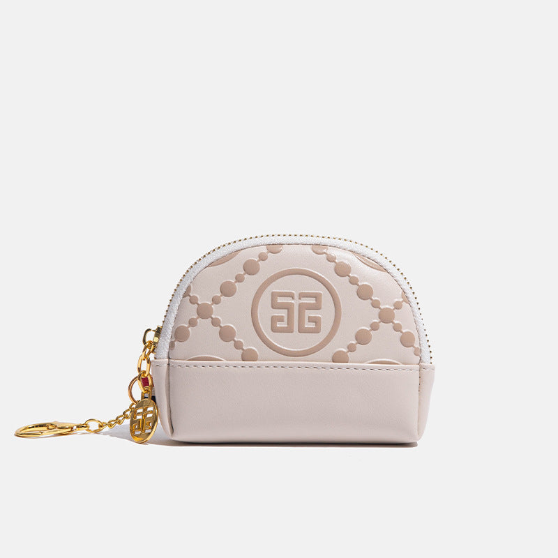 2025夏季新款小清新印花钥匙扣小巧玲笼百搭零钱包卡包女厂家直销