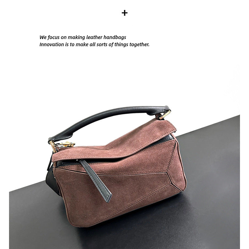 包包女2023新款秋冬枕头饭盒包小众设计高级感通勤百搭单肩斜挎包