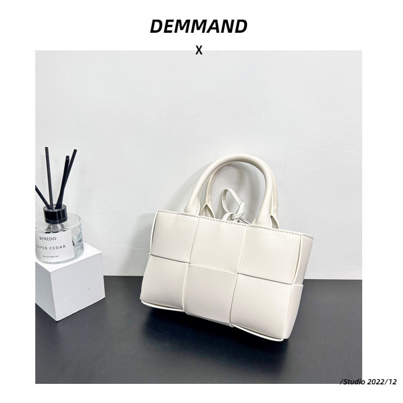 2023新款包包秋冬质感大包编织托特简约时尚女真大容量手提斜挎包