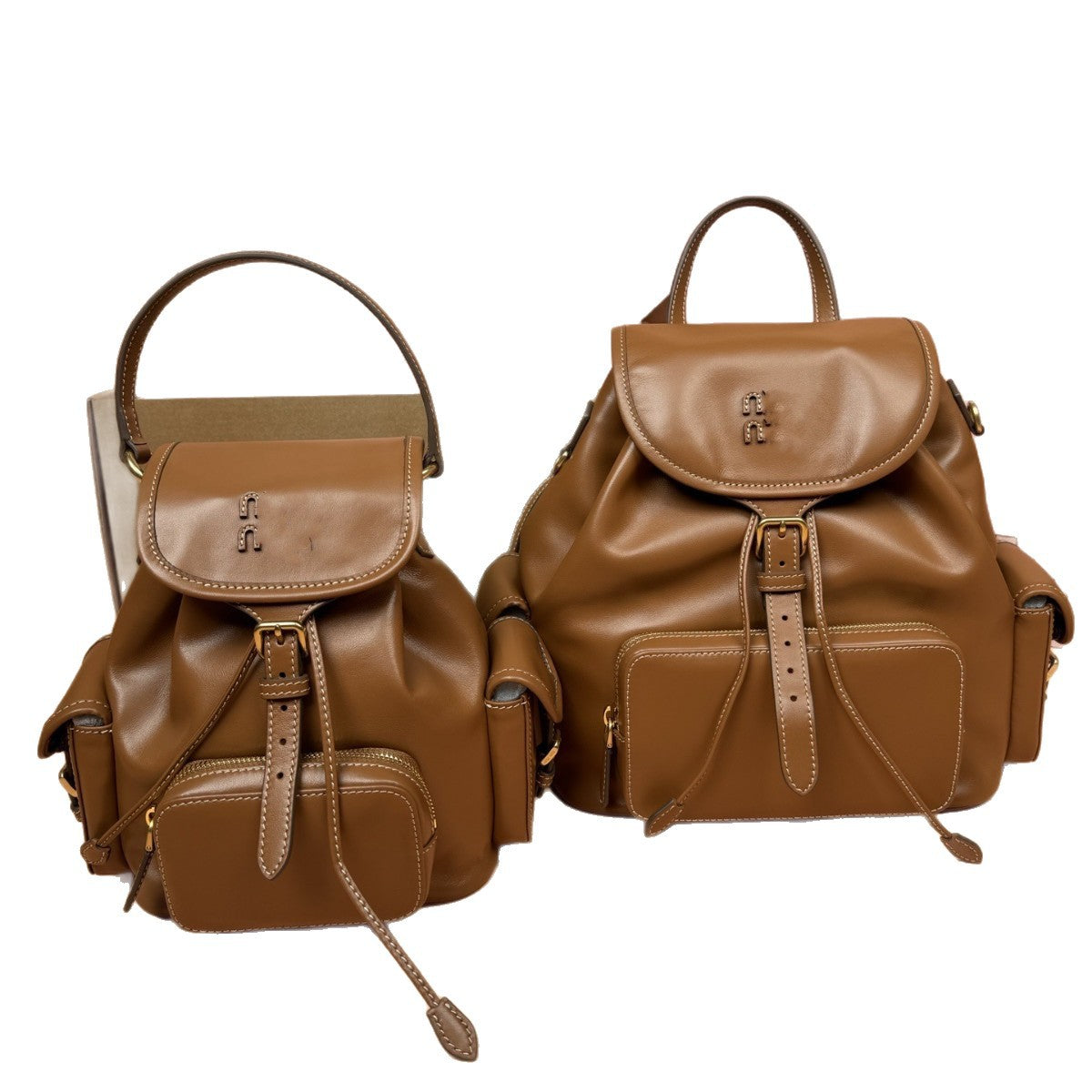 m缪家新款双肩包学院风复古背包日韩包包ins网红同款男女休闲帆布