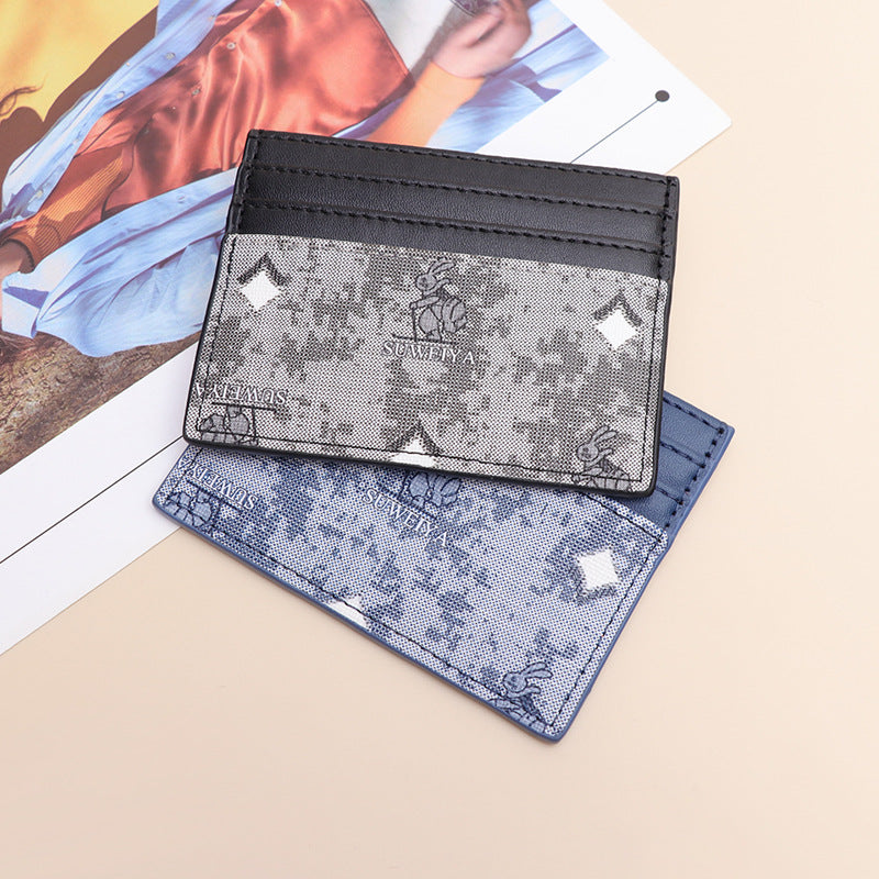 轻便超薄大容量多卡位卡包小巧精致迷你兔兔兔子时尚卡套一件代发