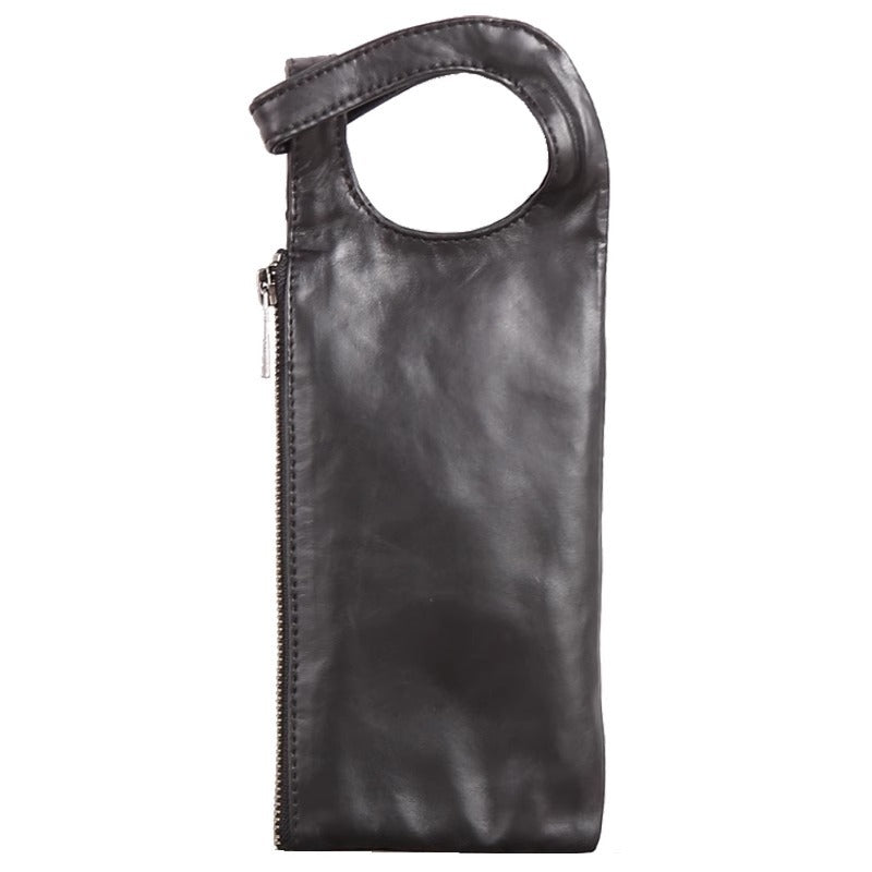 手工真皮横款钱包 植鞣头层牛皮手拎手拿包小手包男女款一件代发