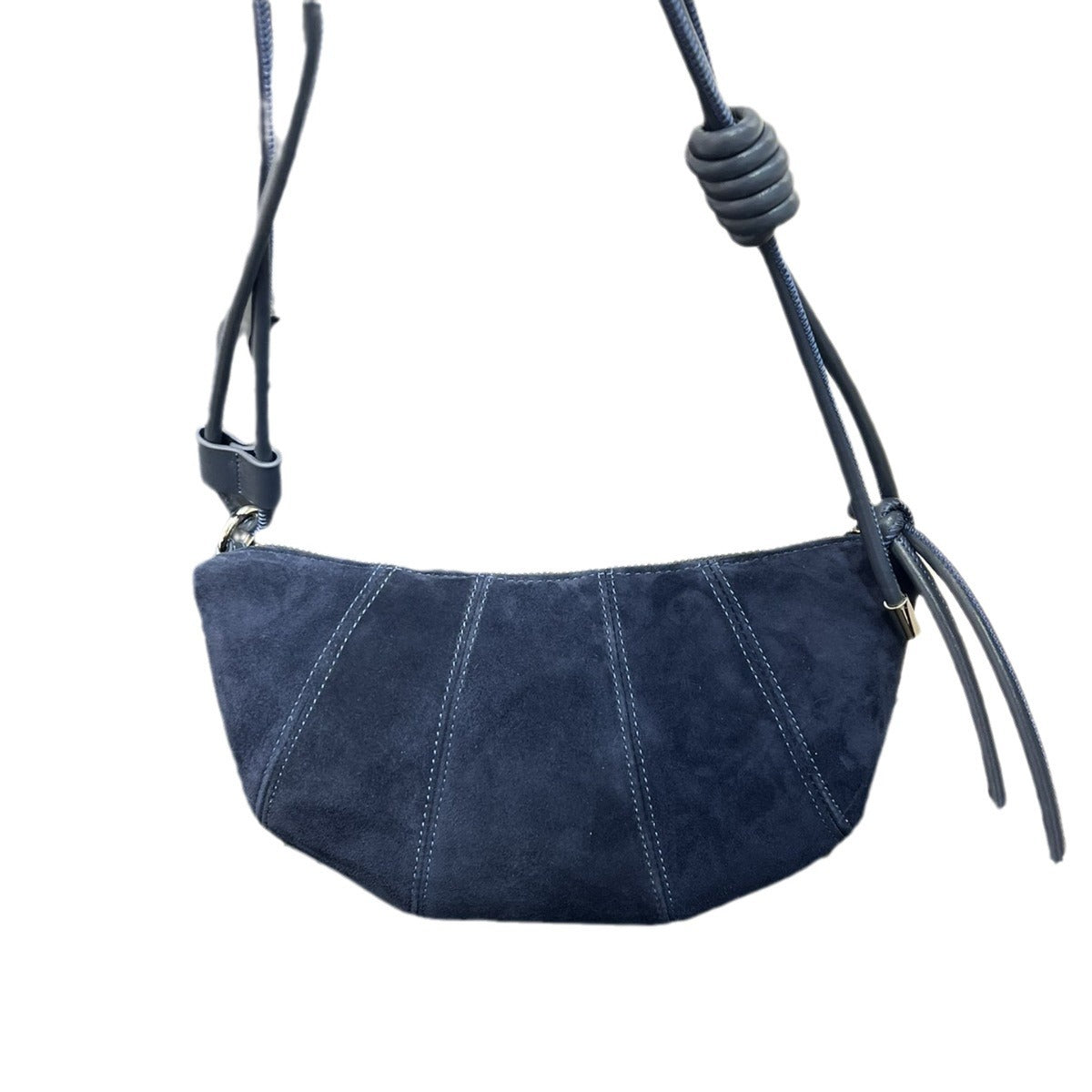 高级感牛角包复古磨砂皮网红爆款饺子包时尚百搭腋下包单肩斜挎女