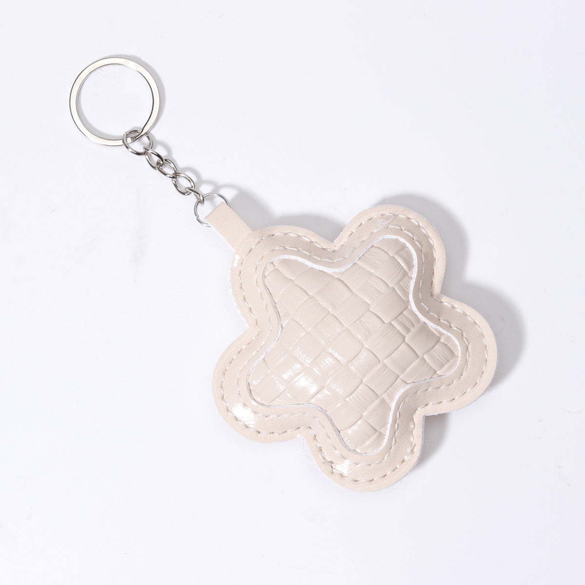 工厂批发定制时尚热销豹纹小花包扣仿真皮挂饰挂件钥匙扣装饰品