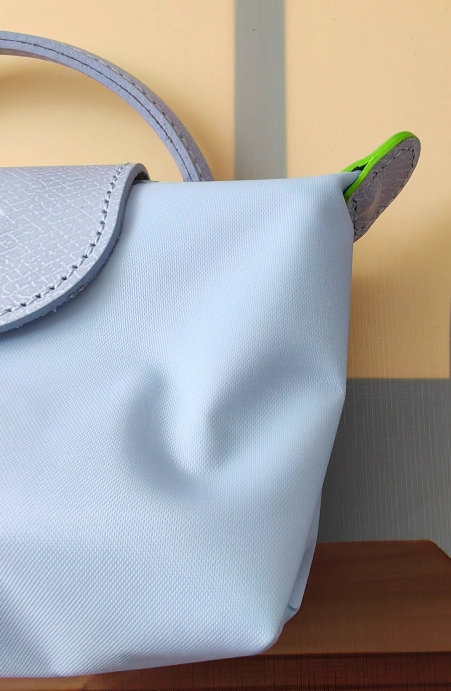 法国夏季新款mini尼龙饺子包单肩斜挎包迷你化妆包百搭手提手机包