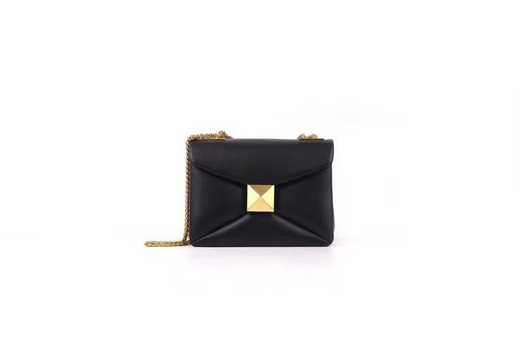 包包女腋下包菱格链条女包小众高级质感柳钉包单肩斜挎包真皮女包