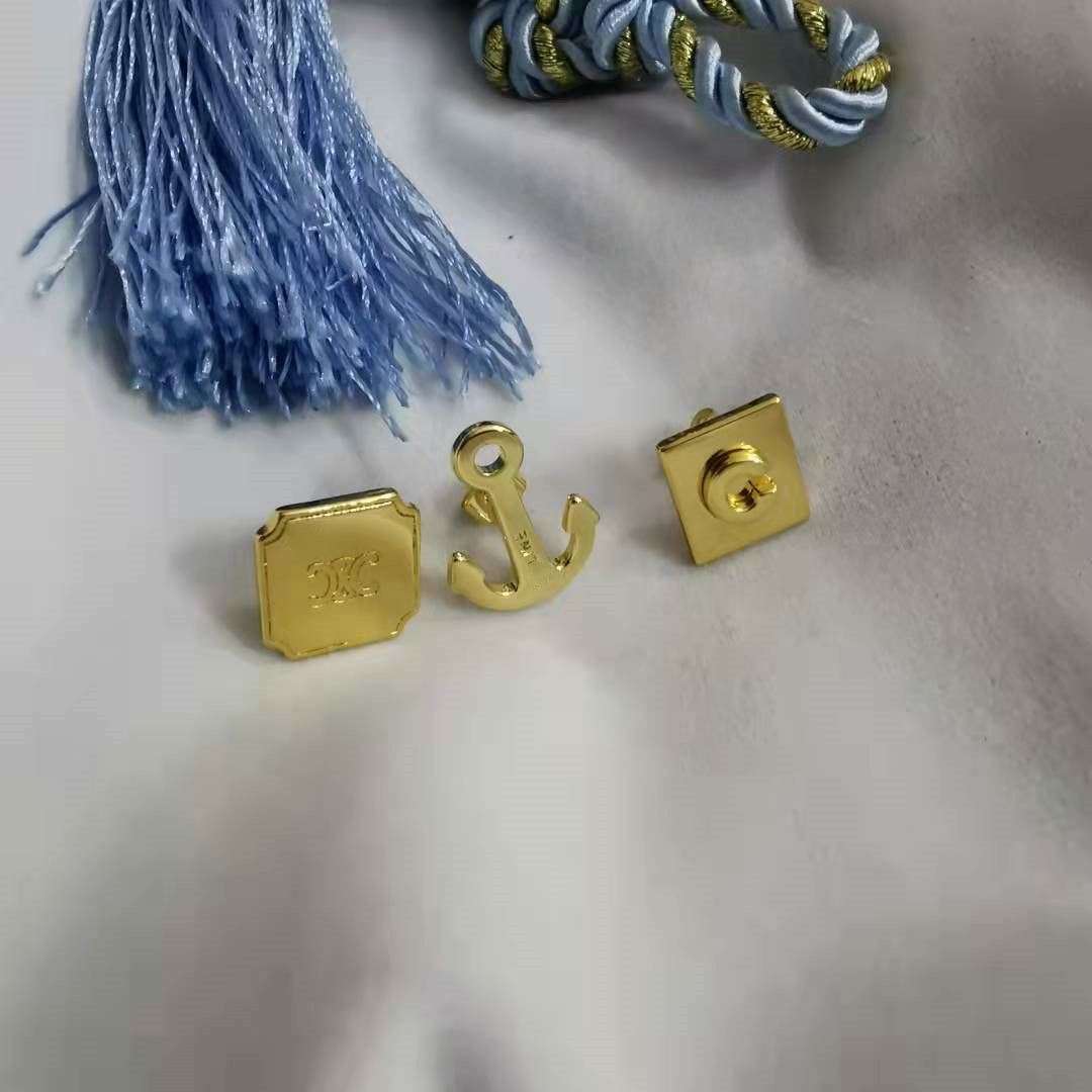 赛家21新款凯旋门船锚C耳钉女三件套装耳饰高级感气质不对称耳环