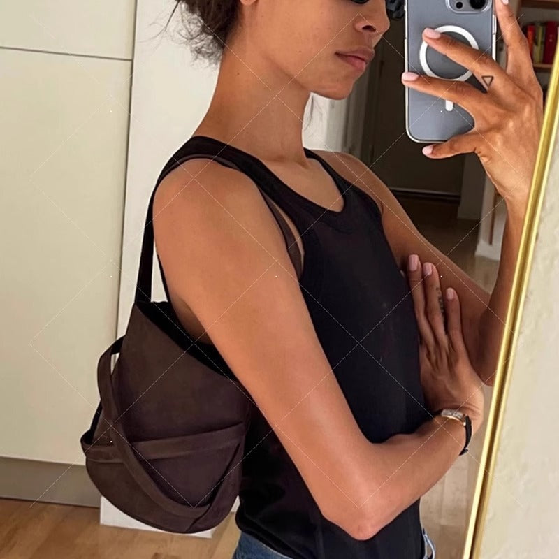 大牌女包蝴蝶结水桶包抽绳手提包打结束口简约通勤大容量托特包