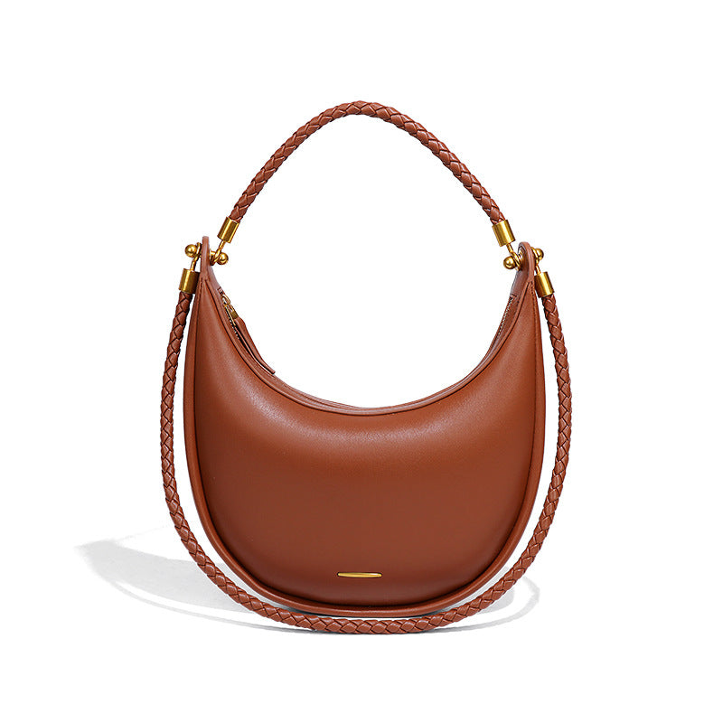 2025新品小众月牙包高级感时尚女包单肩腋下包质感潮流手提新月包