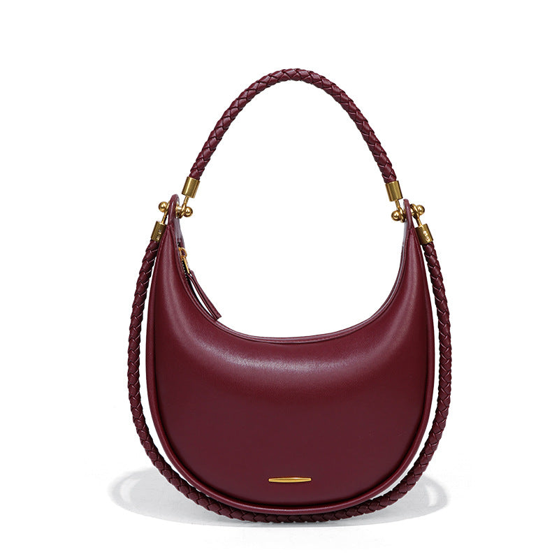 2025新品小众月牙包高级感时尚女包单肩腋下包质感潮流手提新月包