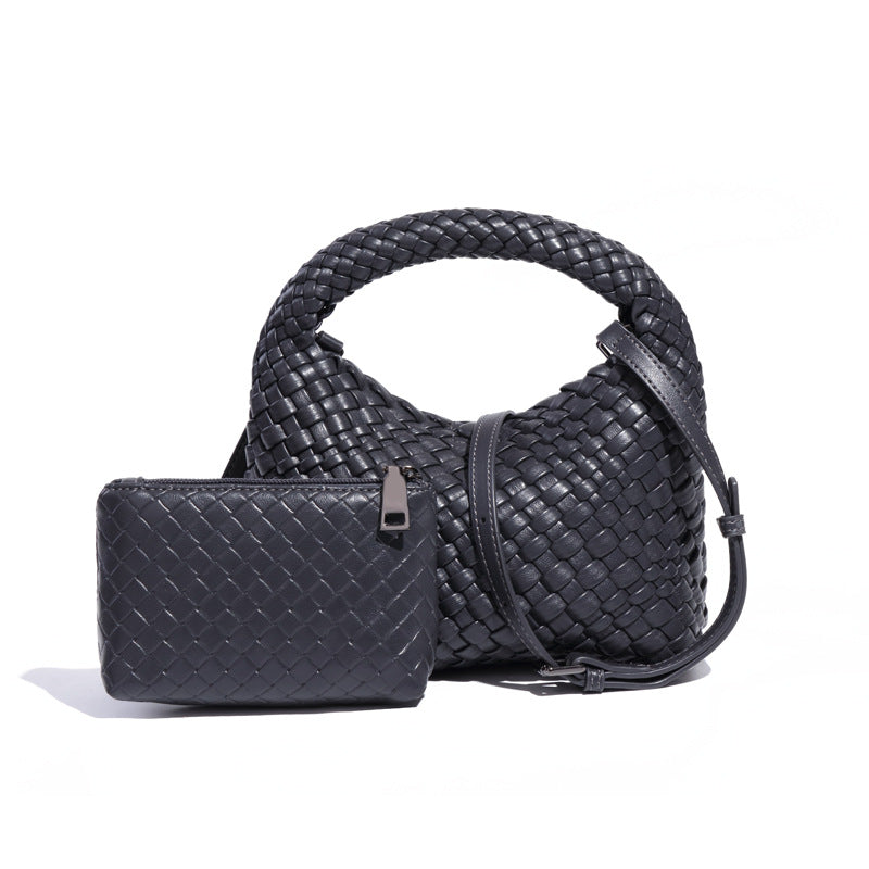 工厂编织菜篮子女包小巧复古休闲单肩斜挎饭盒包手提女包一件代发